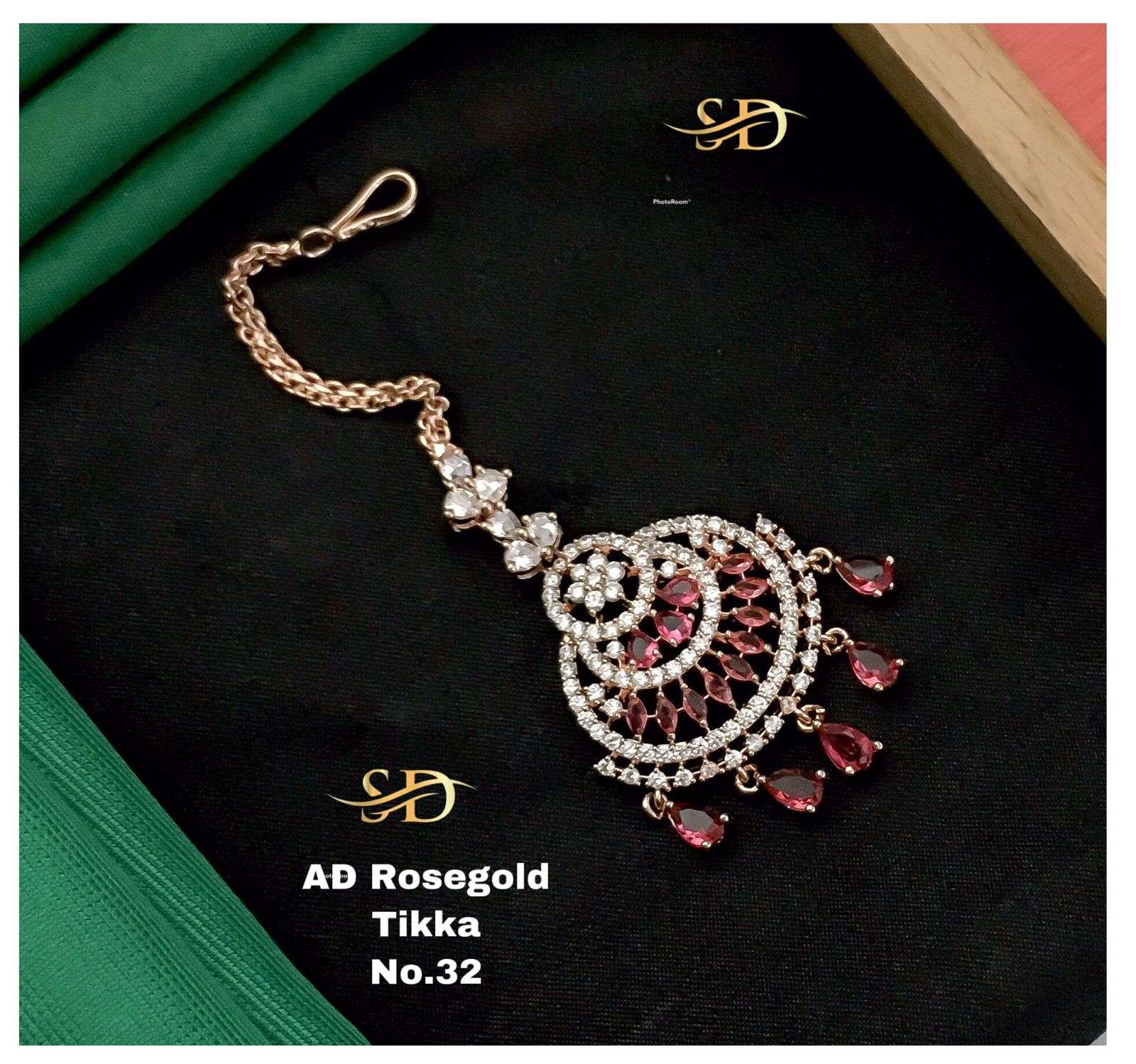 AD TIKKA BY FASHID WHOLESALE TRADITIONAL ARTIFICIAL JEWELLERY FOR INDIAN ATTIRE AT EXCLUSIVE RANGE.