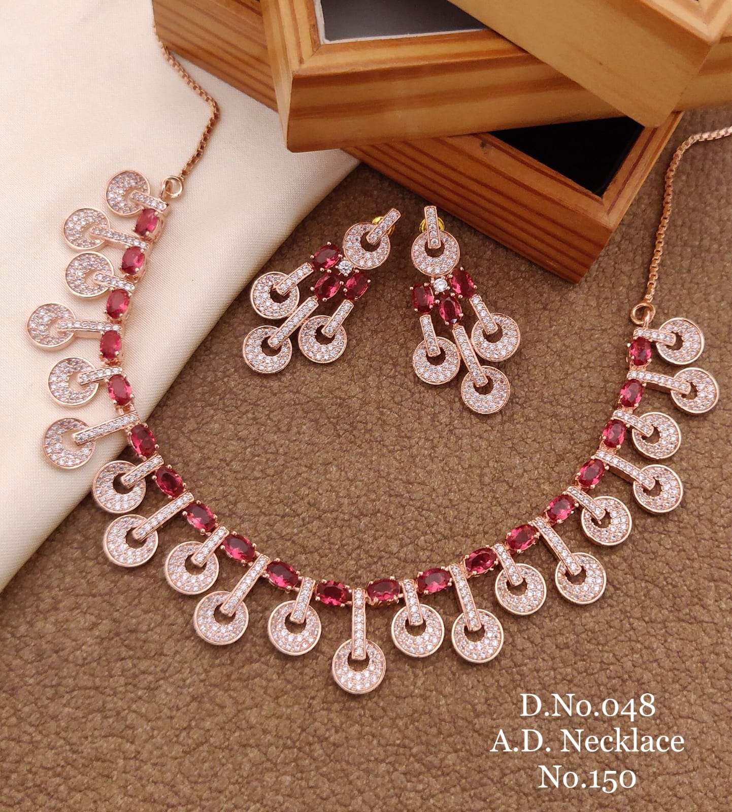 AD NECKLACE VOL-2 BY FASHID WHOLESALE TRADITIONAL ARTIFICIAL JEWELLERY FOR INDIAN ATTIRE AT EXCLUSIVE RANGE.