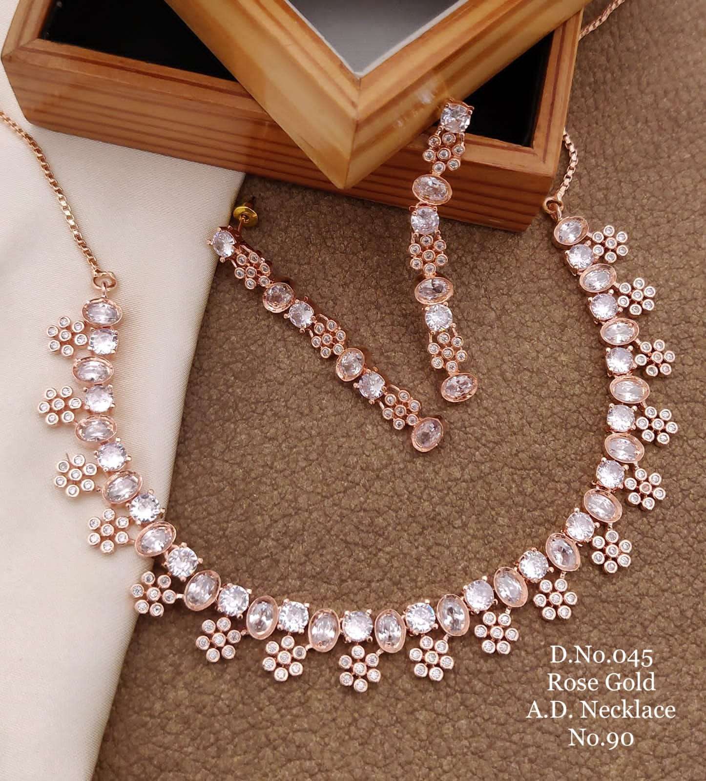 AD NECKLACE VOL-2 BY FASHID WHOLESALE TRADITIONAL ARTIFICIAL JEWELLERY FOR INDIAN ATTIRE AT EXCLUSIVE RANGE.