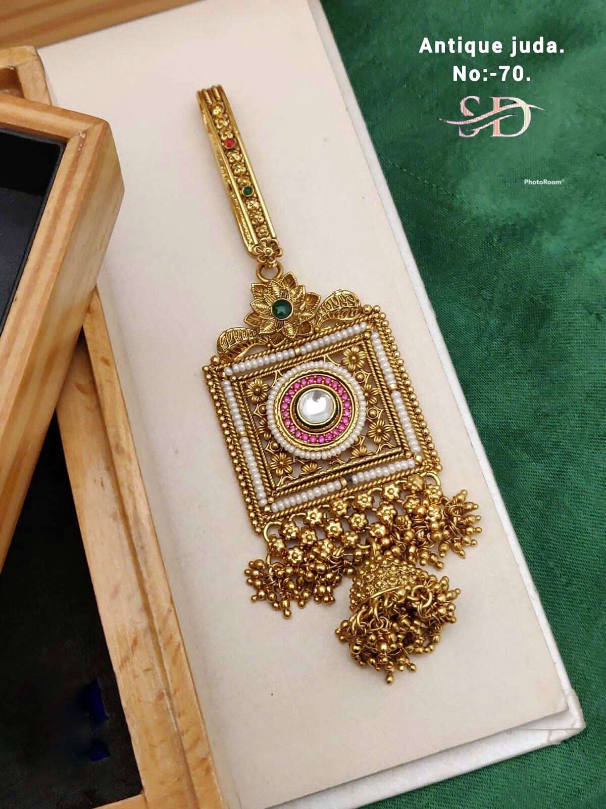 ANTIQUE JUDA BY FASHID WHOLESALE TRADITIONAL ARTIFICIAL JEWELLERY FOR INDIAN ATTIRE AT EXCLUSIVE RANGE.