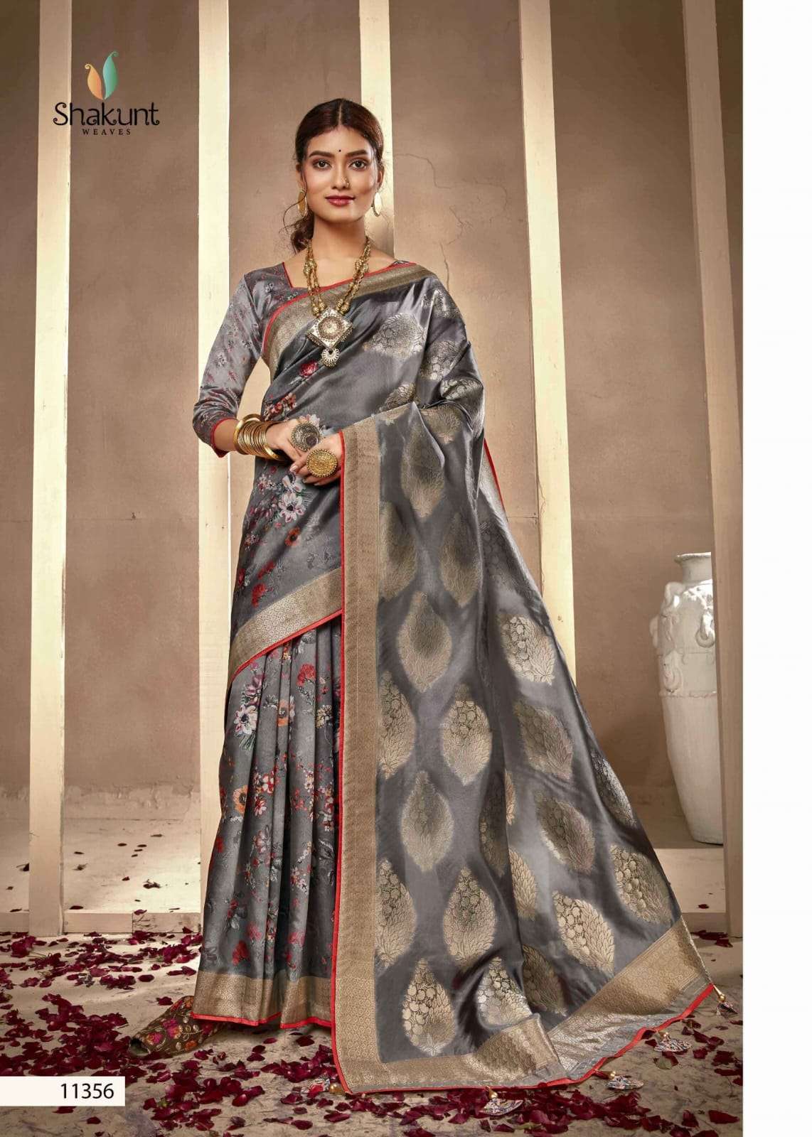 APURVA BY SHAKUNT 11351 TO 11358 SERIES INDIAN TRADITIONAL WEAR COLLECTION BEAUTIFUL STYLISH FANCY COLORFUL PARTY WEAR & OCCASIONAL WEAR SILK SAREES AT WHOLESALE PRICE