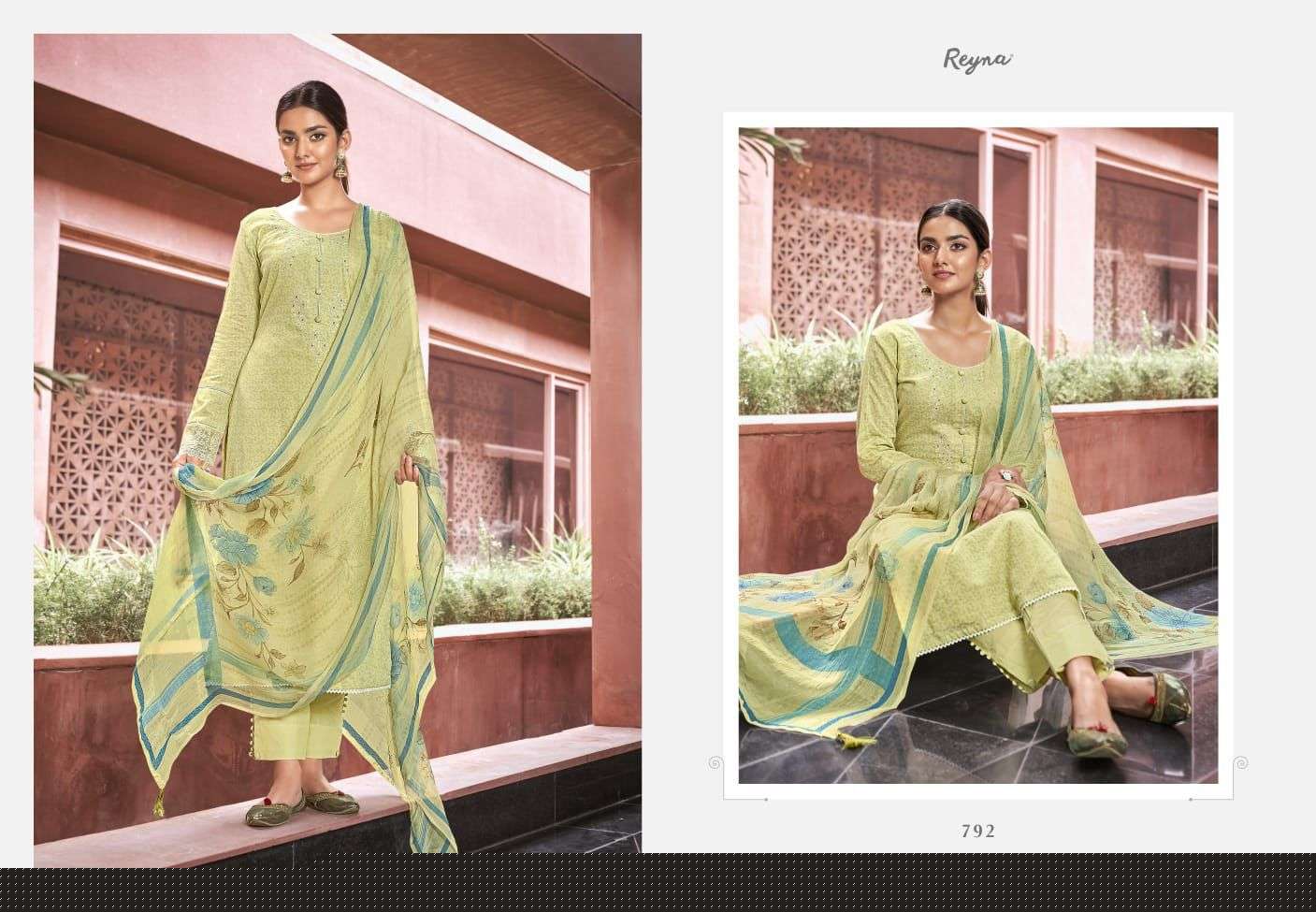 ENDLESS SUMMER VOL-3 BY REYNA 791 TO 797 SERIES BEAUTIFUL SUITS COLORFUL STYLISH FANCY CASUAL WEAR & ETHNIC WEAR PREMIUM COTTON PRINT DRESSES AT WHOLESALE PRICE
