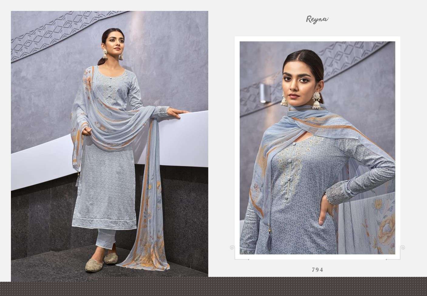 ENDLESS SUMMER VOL-3 BY REYNA 791 TO 797 SERIES BEAUTIFUL SUITS COLORFUL STYLISH FANCY CASUAL WEAR & ETHNIC WEAR PREMIUM COTTON PRINT DRESSES AT WHOLESALE PRICE
