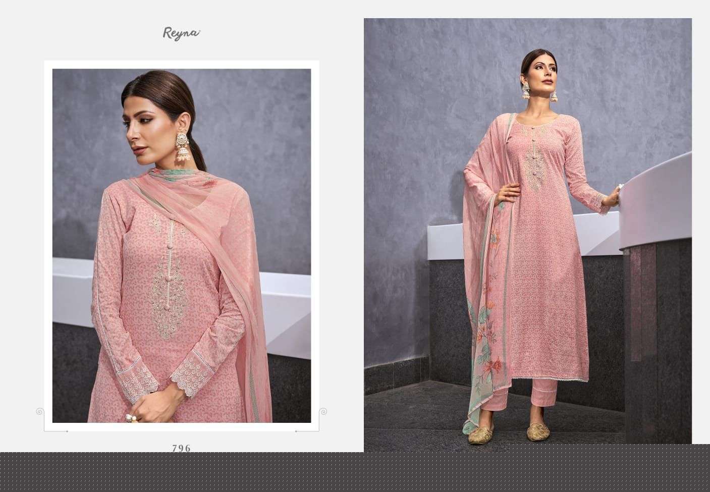 ENDLESS SUMMER VOL-3 BY REYNA 791 TO 797 SERIES BEAUTIFUL SUITS COLORFUL STYLISH FANCY CASUAL WEAR & ETHNIC WEAR PREMIUM COTTON PRINT DRESSES AT WHOLESALE PRICE