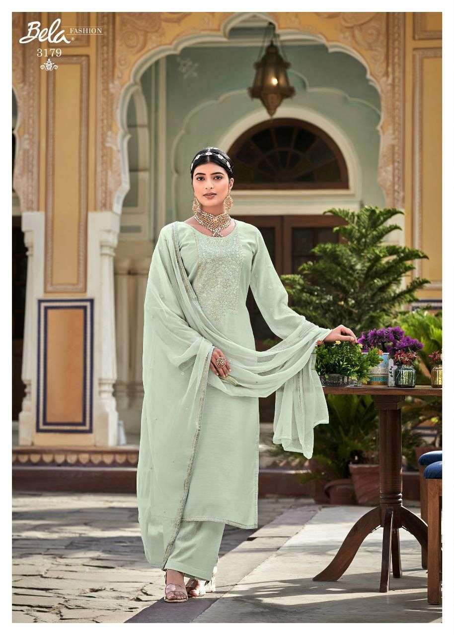 ZURI BY BELA FASHION 3177 TO 3183 SERIES BEAUTIFUL SUITS COLORFUL STYLISH FANCY CASUAL WEAR & ETHNIC WEAR COTTON SILK DRESSES AT WHOLESALE PRICE
