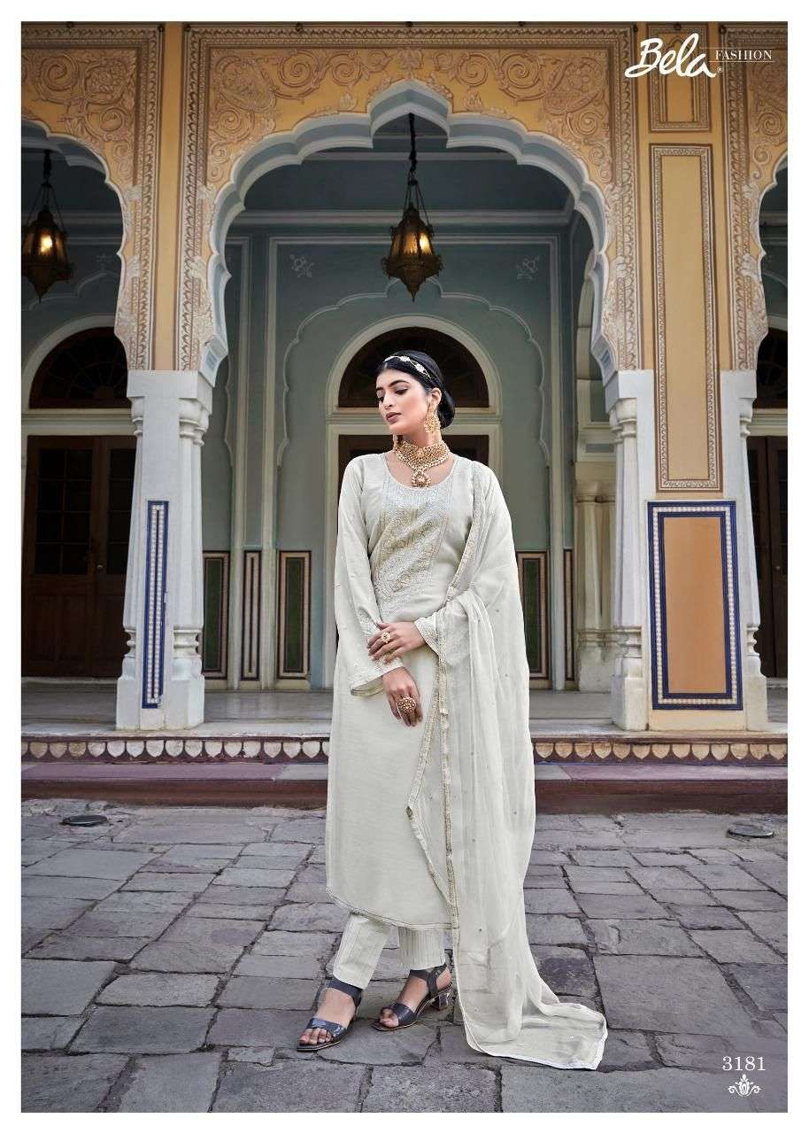 ZURI BY BELA FASHION 3177 TO 3183 SERIES BEAUTIFUL SUITS COLORFUL STYLISH FANCY CASUAL WEAR & ETHNIC WEAR COTTON SILK DRESSES AT WHOLESALE PRICE
