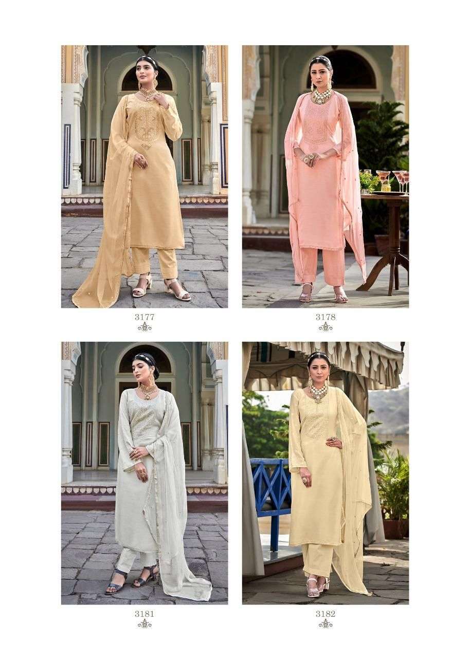 ZURI BY BELA FASHION 3177 TO 3183 SERIES BEAUTIFUL SUITS COLORFUL STYLISH FANCY CASUAL WEAR & ETHNIC WEAR COTTON SILK DRESSES AT WHOLESALE PRICE