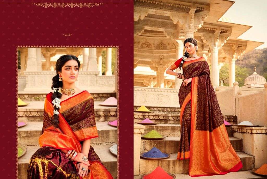 SAKSHI BY PANVI 2501 TO 2513 SERIES INDIAN TRADITIONAL WEAR COLLECTION BEAUTIFUL STYLISH FANCY COLORFUL PARTY WEAR & OCCASIONAL WEAR SATIN SILK SAREES AT WHOLESALE PRICE