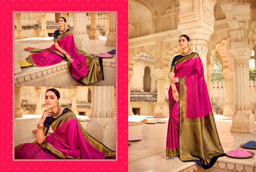 SAKSHI BY PANVI 2501 TO 2513 SERIES INDIAN TRADITIONAL WEAR COLLECTION BEAUTIFUL STYLISH FANCY COLORFUL PARTY WEAR & OCCASIONAL WEAR SATIN SILK SAREES AT WHOLESALE PRICE