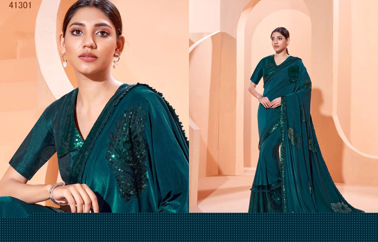 SIRENA NX BY MAHOTSAV INDIAN TRADITIONAL WEAR COLLECTION BEAUTIFUL STYLISH FANCY COLORFUL PARTY WEAR & OCCASIONAL WEAR LYCRA SAREES AT WHOLESALE PRICE