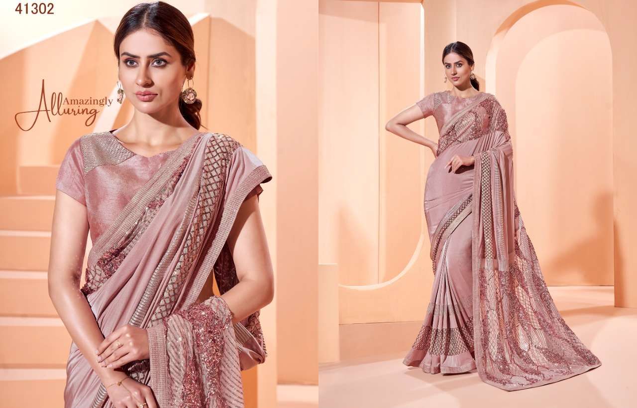 SIRENA NX BY MAHOTSAV INDIAN TRADITIONAL WEAR COLLECTION BEAUTIFUL STYLISH FANCY COLORFUL PARTY WEAR & OCCASIONAL WEAR LYCRA SAREES AT WHOLESALE PRICE