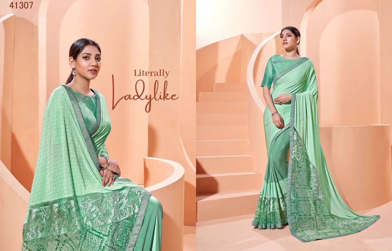 SIRENA NX BY MAHOTSAV INDIAN TRADITIONAL WEAR COLLECTION BEAUTIFUL STYLISH FANCY COLORFUL PARTY WEAR & OCCASIONAL WEAR LYCRA SAREES AT WHOLESALE PRICE