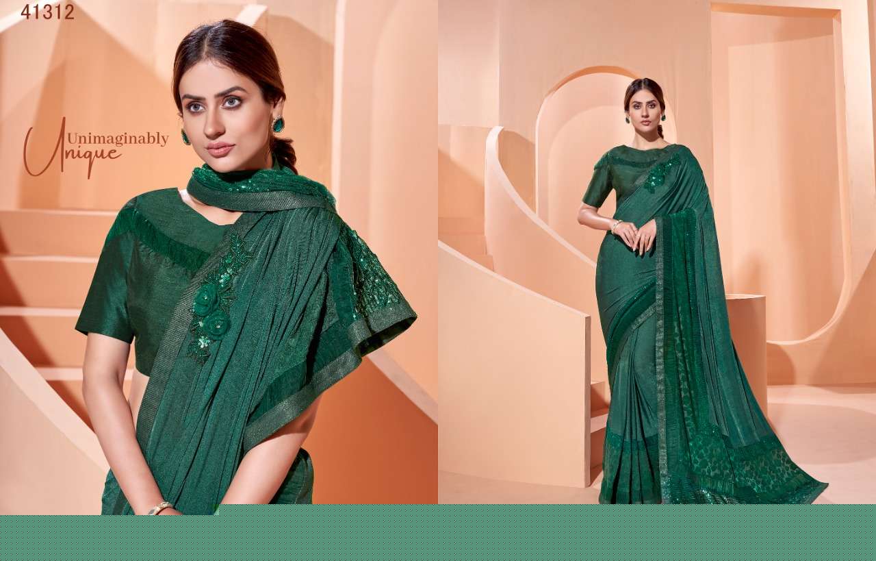SIRENA NX BY MAHOTSAV INDIAN TRADITIONAL WEAR COLLECTION BEAUTIFUL STYLISH FANCY COLORFUL PARTY WEAR & OCCASIONAL WEAR LYCRA SAREES AT WHOLESALE PRICE