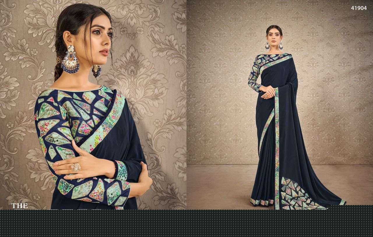 NYURA BY MAHOTSAV 41904 TO 41912 SERIES INDIAN TRADITIONAL WEAR COLLECTION BEAUTIFUL STYLISH FANCY COLORFUL PARTY WEAR & OCCASIONAL WEAR SILK SAREES AT WHOLESALE PRICE