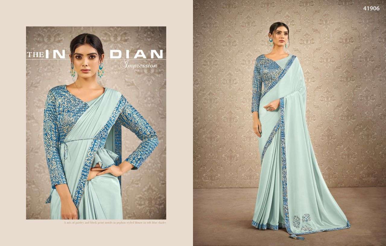NYURA BY MAHOTSAV 41904 TO 41912 SERIES INDIAN TRADITIONAL WEAR COLLECTION BEAUTIFUL STYLISH FANCY COLORFUL PARTY WEAR & OCCASIONAL WEAR SILK SAREES AT WHOLESALE PRICE