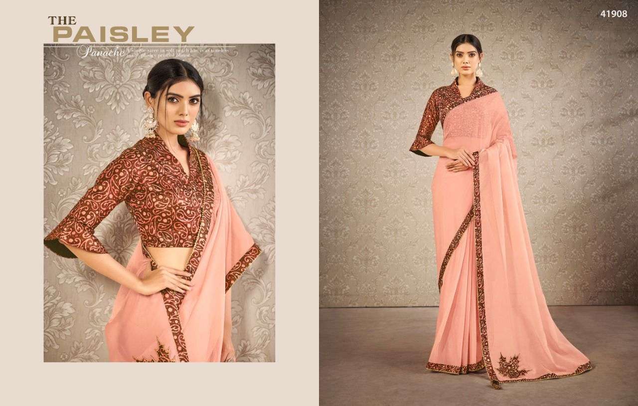 NYURA BY MAHOTSAV 41904 TO 41912 SERIES INDIAN TRADITIONAL WEAR COLLECTION BEAUTIFUL STYLISH FANCY COLORFUL PARTY WEAR & OCCASIONAL WEAR SILK SAREES AT WHOLESALE PRICE