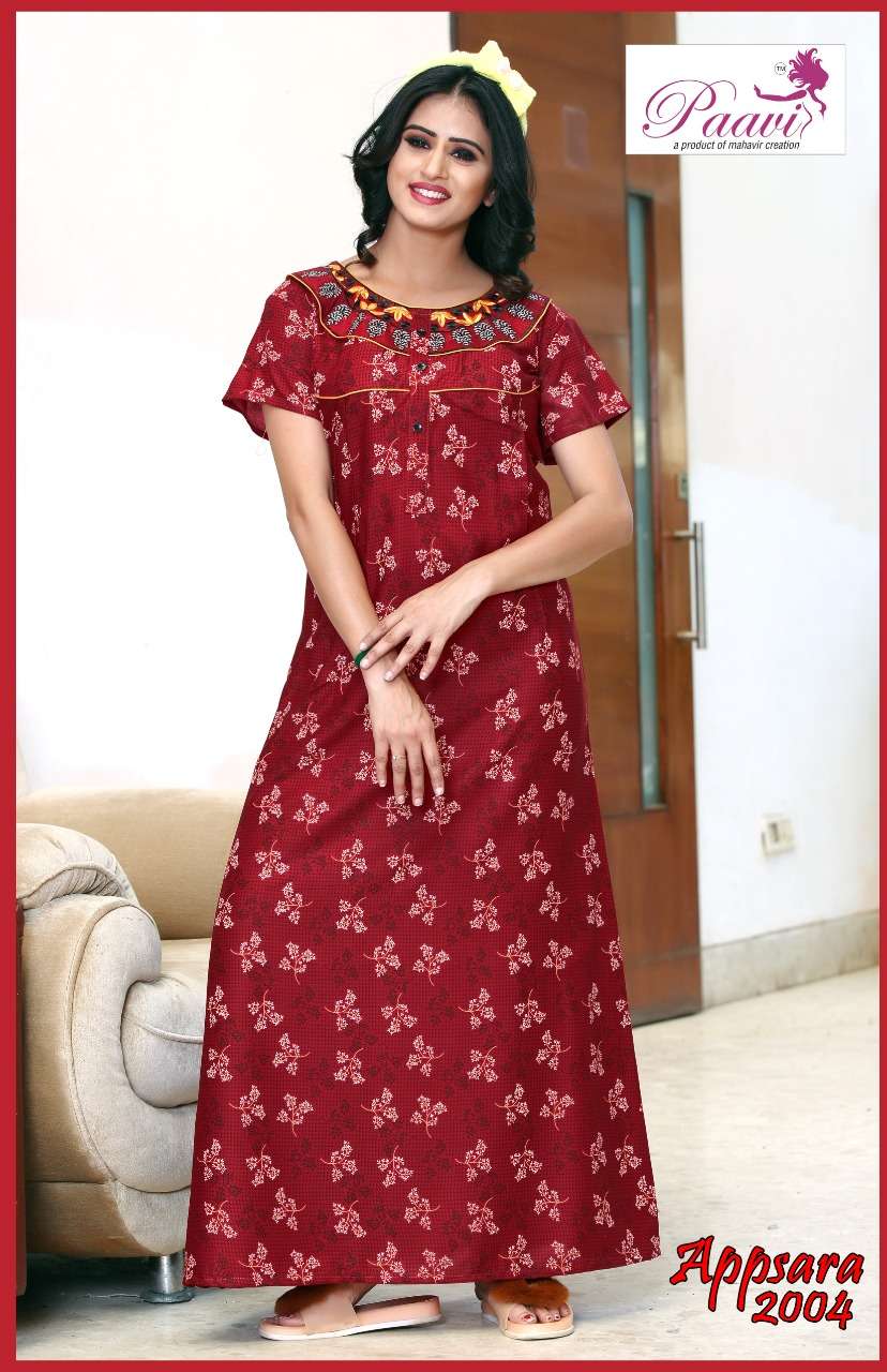 APPSARA VOL-2 BY PAAVI 2001 TO 2008 SERIES BEAUTIFUL STYLISH FANCY COLORFUL CASUAL WEAR & ETHNIC WEAR RAYON PRINT GOWNS AT WHOLESALE PRICE