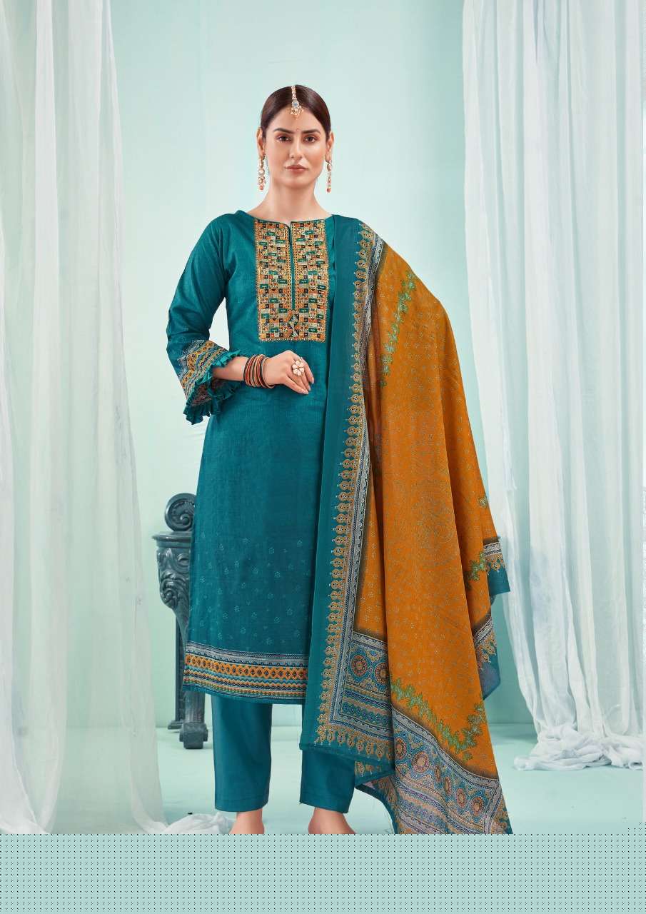 NAISHAA BY YASHIKA TRENDS 1001 TO 1008 SERIES BEAUTIFUL SUITS COLORFUL STYLISH FANCY CASUAL WEAR & ETHNIC WEAR HEAVY COTTON PRINT DRESSES AT WHOLESALE PRICE