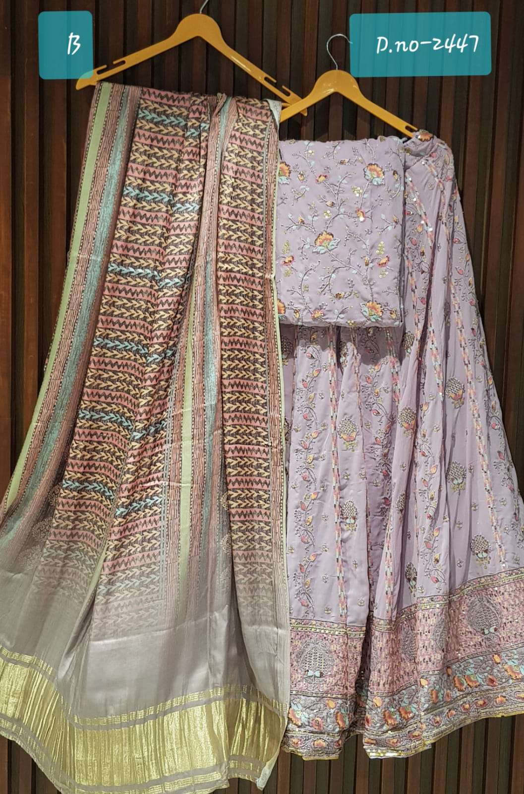 LADY GAGA BY ANANDAM 2443-A TO 2448-B SERIES INDIAN TRADITIONAL BEAUTIFUL STYLISH DESIGNER BANARASI SILK JACQUARD EMBROIDERED PARTY WEAR FANCY LEHENGAS AT WHOLESALE PRICE