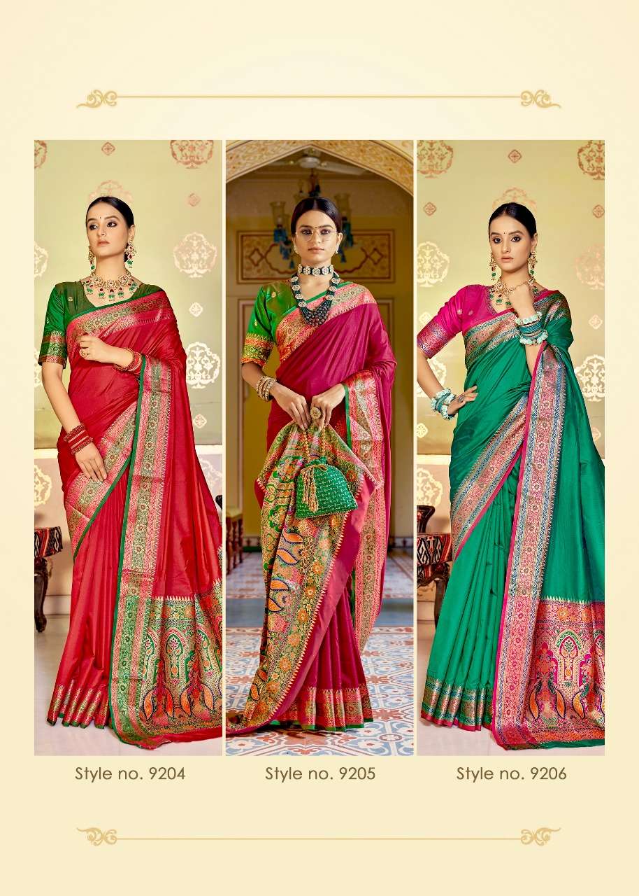 Aarchi By Rajpath 9201 To 9206 Series Indian Traditional Wear Collection Beautiful Stylish Fancy Colorful Party Wear & Occasional Wear Banarasi Silk Sarees At Wholesale Price