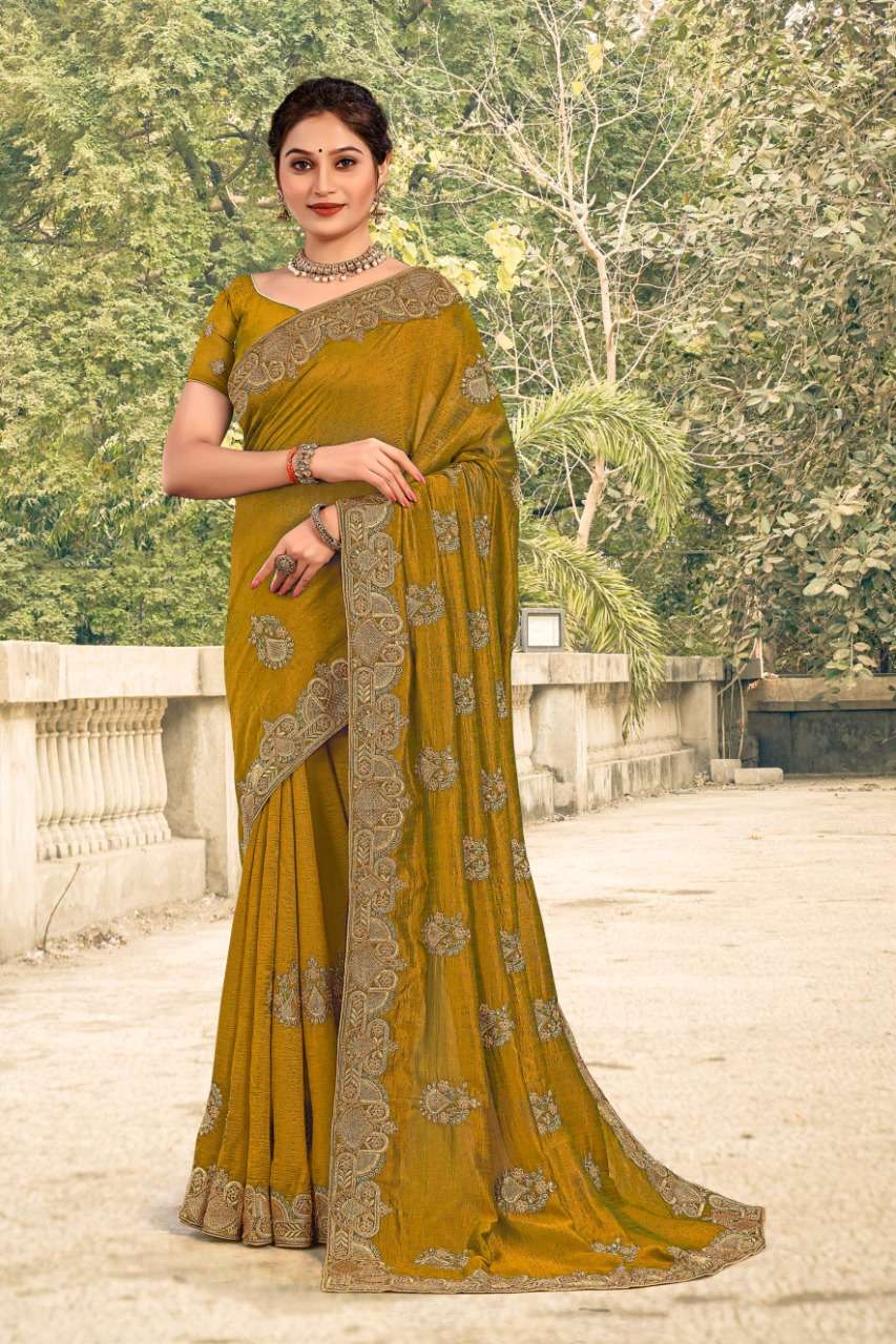 BAARAT ZARI BY YADU NANDAN FASHION 01 TO 04 SERIES INDIAN TRADITIONAL WEAR COLLECTION BEAUTIFUL STYLISH FANCY COLORFUL PARTY WEAR & OCCASIONAL WEAR SILK EMBROIDERED SAREES AT WHOLESALE PRICE