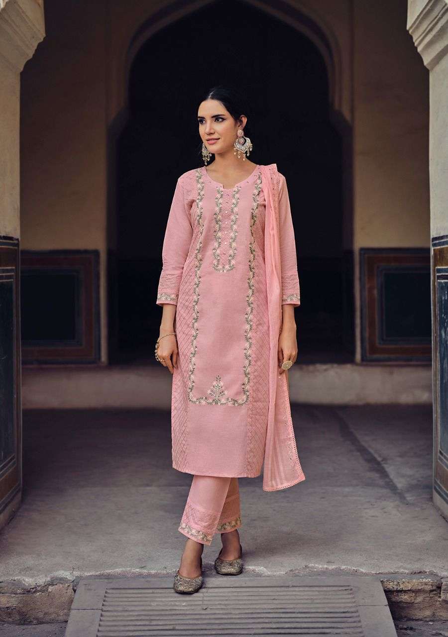 SAFAR BY KALKI 12001 TO 12006 SERIES BEAUTIFUL SUITS COLORFUL STYLISH FANCY CASUAL WEAR & ETHNIC WEAR PURE COTTON EMBROIDERED DRESSES AT WHOLESALE PRICE