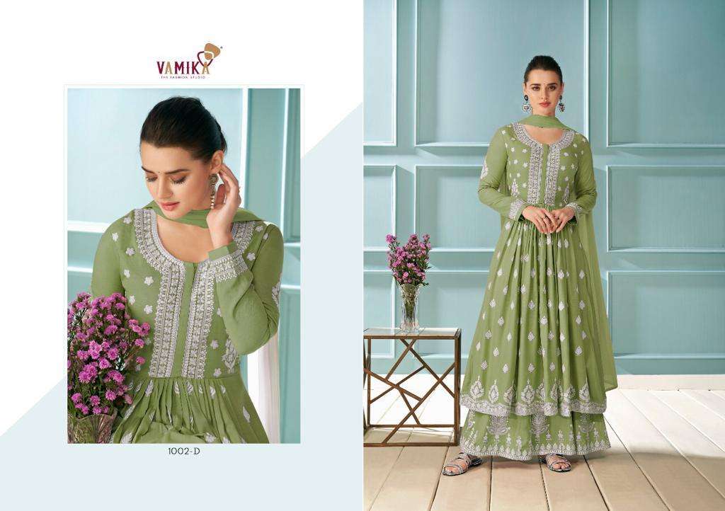 LAKHNAVI VOL-1 COLOUR PLUS BY VAMIKA BEAUTIFUL SHARARA SUITS COLORFUL STYLISH FANCY CASUAL WEAR & ETHNIC WEAR RAYON WITH WORK DRESSES AT WHOLESALE PRICE
