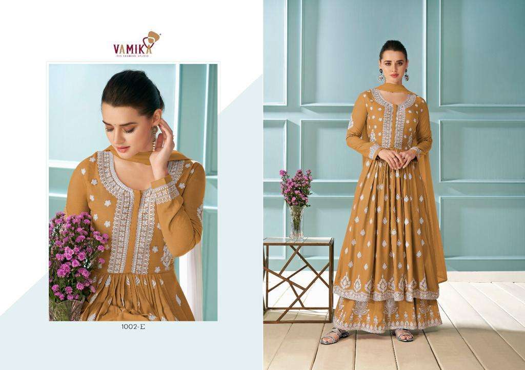 LAKHNAVI VOL-1 COLOUR PLUS BY VAMIKA BEAUTIFUL SHARARA SUITS COLORFUL STYLISH FANCY CASUAL WEAR & ETHNIC WEAR RAYON WITH WORK DRESSES AT WHOLESALE PRICE