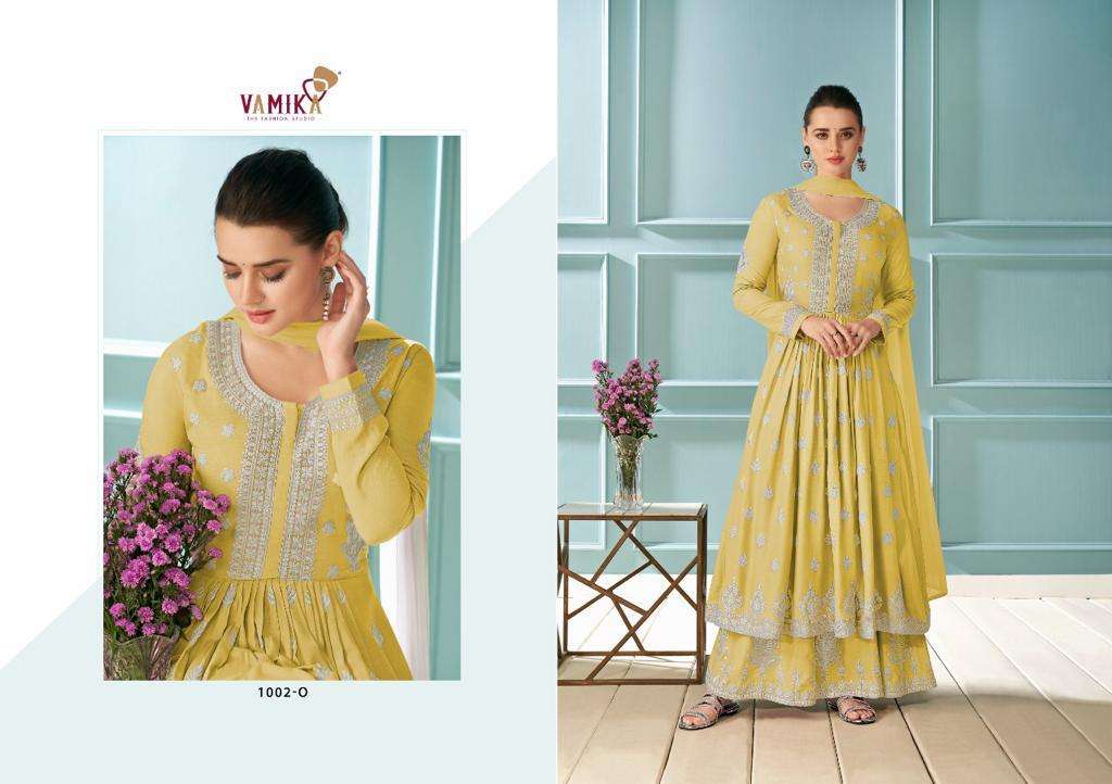 LAKHNAVI VOL-1 COLOUR PLUS BY VAMIKA BEAUTIFUL SHARARA SUITS COLORFUL STYLISH FANCY CASUAL WEAR & ETHNIC WEAR RAYON WITH WORK DRESSES AT WHOLESALE PRICE