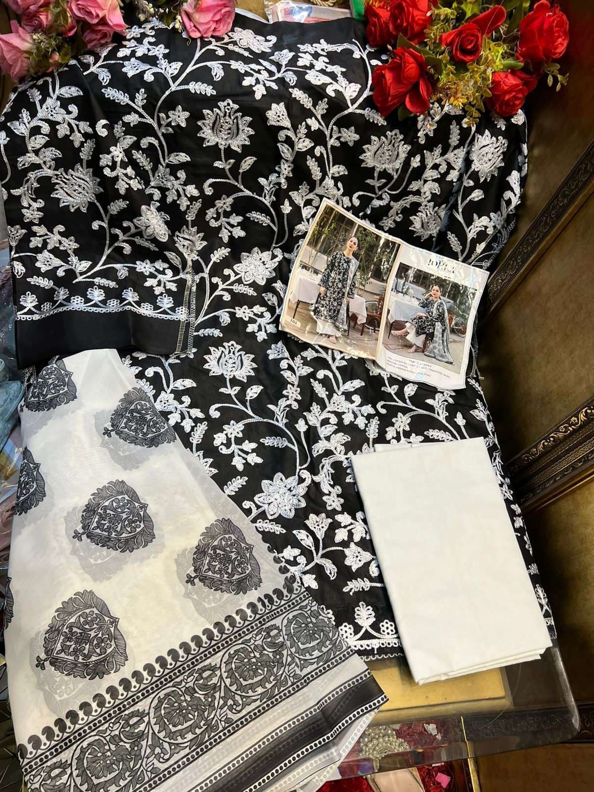 Johra Hit Design 101 By Johra Tex Designer Pakistani Suits Beautiful Stylish Fancy Colorful Party Wear & Occasional Wear Cotton Embroidered Dresses At Wholesale Price