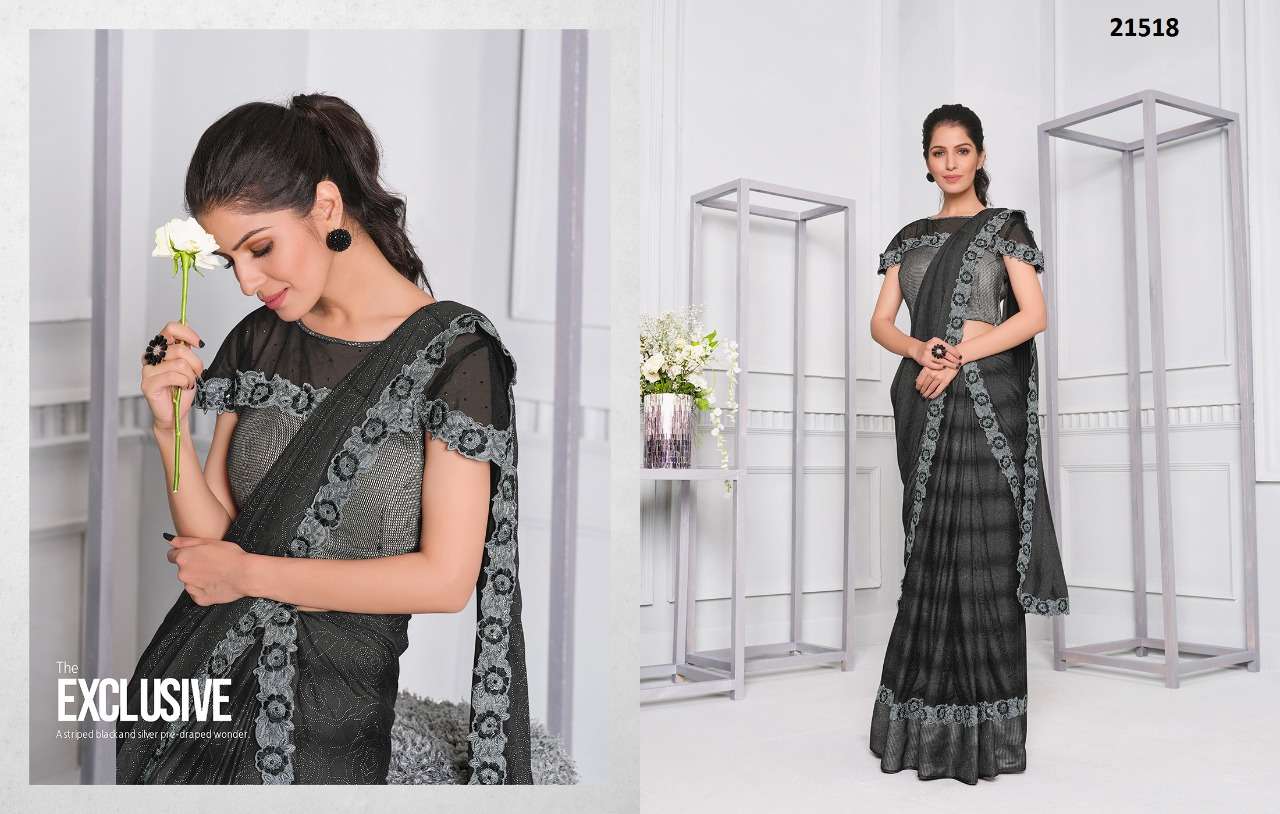 IZZARA BY MAHOTSAV INDIAN TRADITIONAL WEAR COLLECTION BEAUTIFUL STYLISH FANCY COLORFUL PARTY WEAR & OCCASIONAL WEAR LYCRA/NET SAREES AT WHOLESALE PRICE
