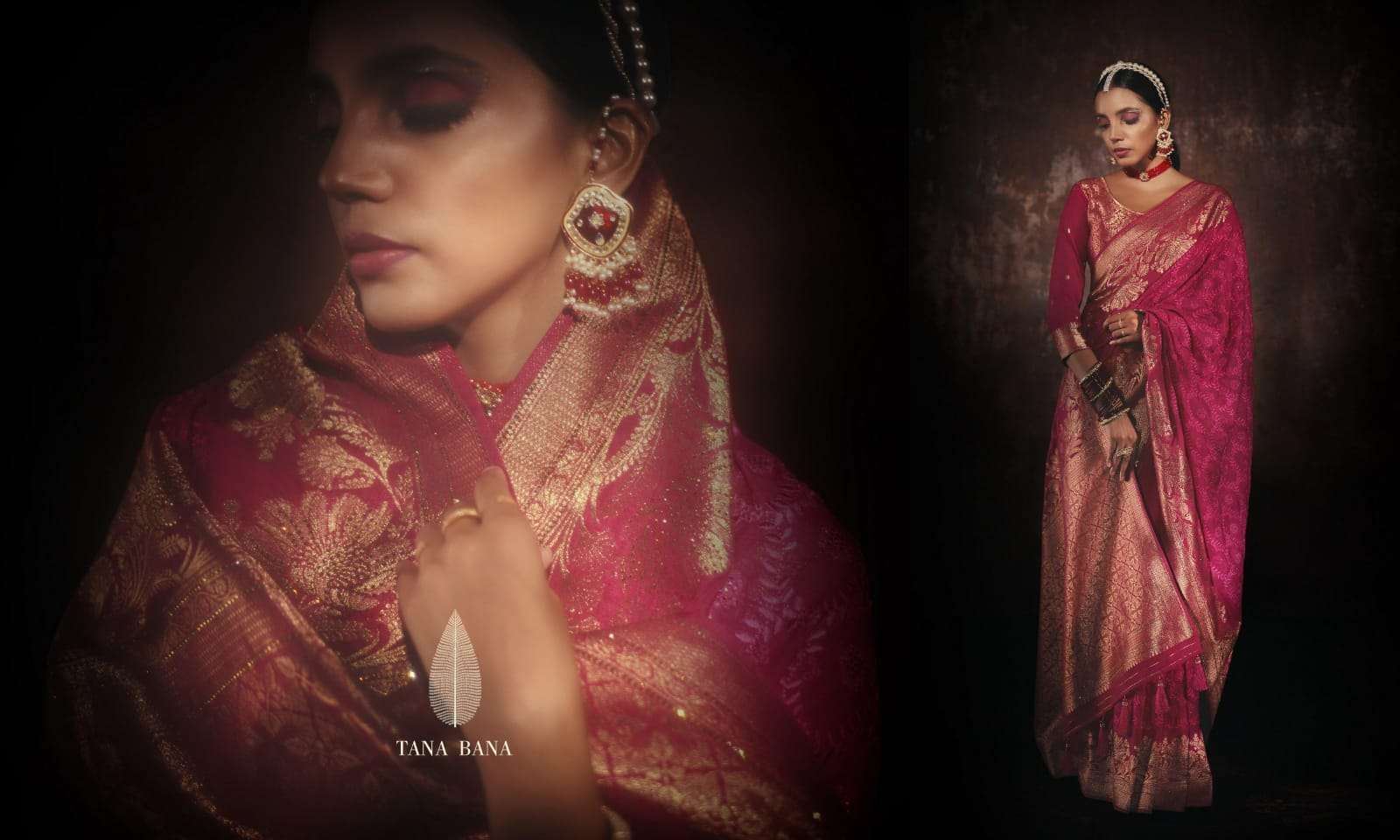 QURBAT VOL-2 BY TANA BANA 02-A TO 02-G SERIES INDIAN TRADITIONAL WEAR COLLECTION BEAUTIFUL STYLISH FANCY COLORFUL PARTY WEAR & OCCASIONAL WEAR PURE SILK SAREES AT WHOLESALE PRICE