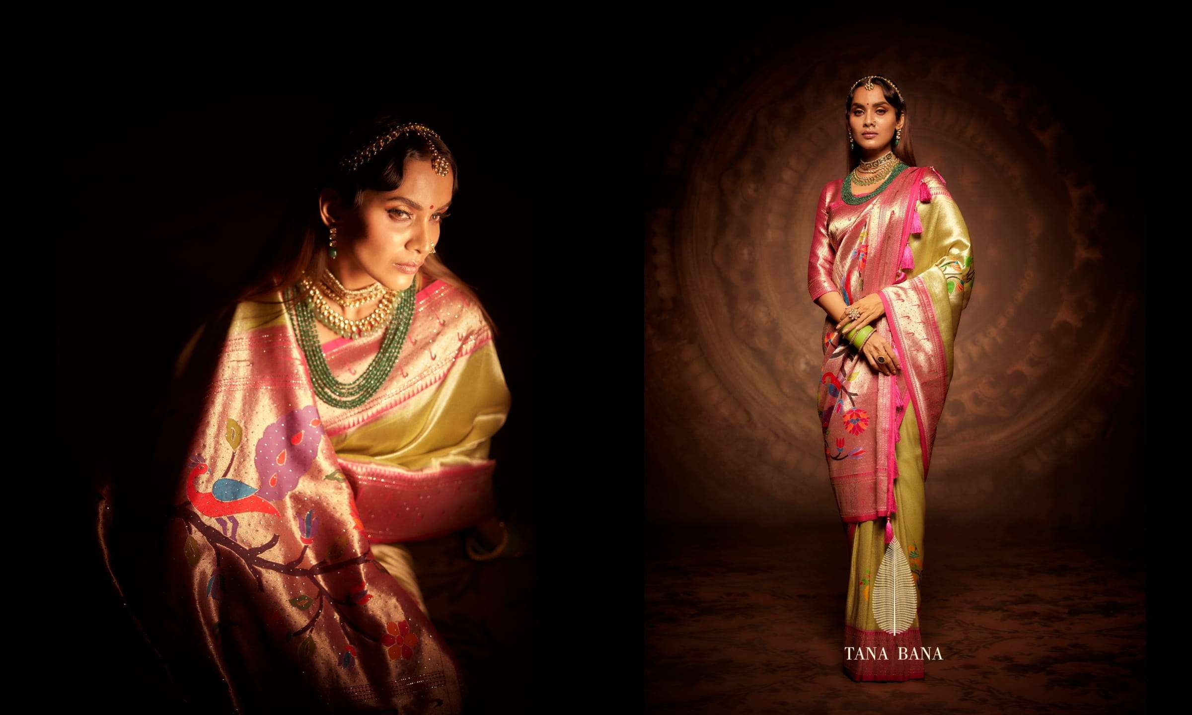 PATTA SUTRA VOL-6 BY TANA BANA 06-A TO 06-D SERIES INDIAN TRADITIONAL WEAR COLLECTION BEAUTIFUL STYLISH FANCY COLORFUL PARTY WEAR & OCCASIONAL WEAR PURE SILK SAREES AT WHOLESALE PRICE