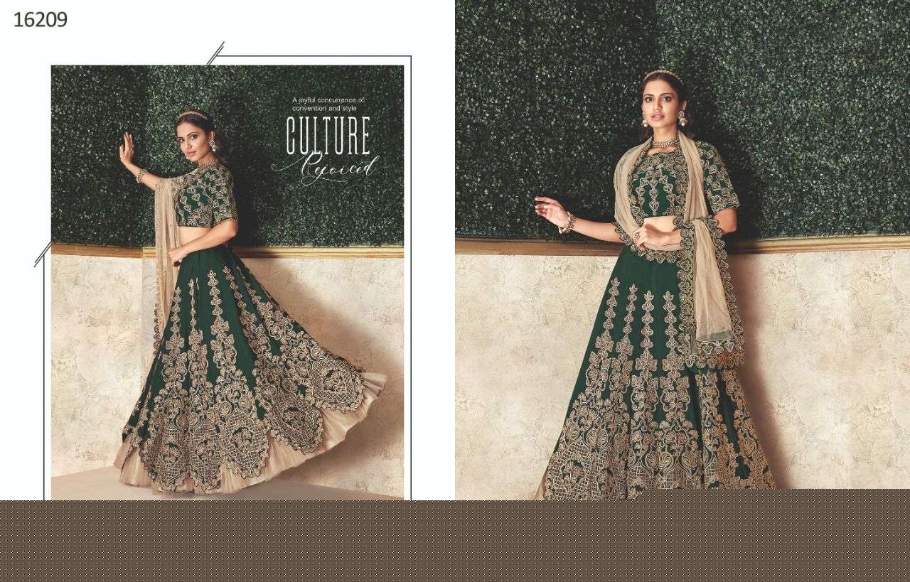 AASHIAH BY MAHOTSAV DESIGNER BEAUTIFUL NAVRATRI COLLECTION OCCASIONAL WEAR & PARTY WEAR SILK LEHENGAS AT WHOLESALE PRICE