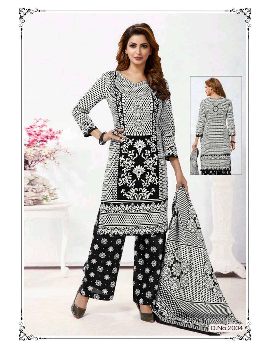 BLACK QUEEN VOL-2 BY SHREE MEENAXI COTTON 2001 TO 2010 SERIES BEAUTIFUL SUITS COLORFUL STYLISH FANCY CASUAL WEAR & ETHNIC WEAR COTTON PRINT DRESSES AT WHOLESALE PRICE