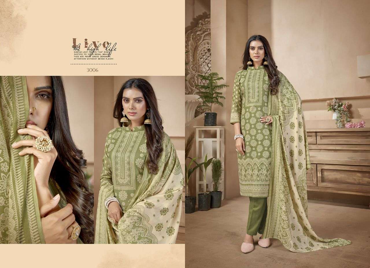 SONPARI VOL-3 BY SHIV GORI SILK MILLS 3001 TO 3008 SERIES BEAUTIFUL SUITS COLORFUL STYLISH FANCY CASUAL WEAR & ETHNIC WEAR PURE COTTON PRINT DRESSES AT WHOLESALE PRICE