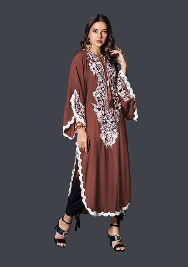 ZS VOL-43 BY ZS 01 TO 06 SERIES DESIGNER STYLISH FANCY COLORFUL BEAUTIFUL PARTY WEAR & ETHNIC WEAR COLLECTION PURE FAUX GEORGETTE KURTIS WITH BOTTOM AT WHOLESALE PRICE