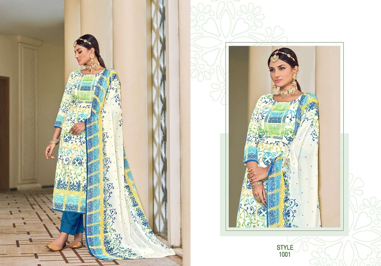 MIRELLA BY SELTOS 1001 TO 1008 SERIES BEAUTIFUL SUITS COLORFUL STYLISH FANCY CASUAL WEAR & ETHNIC WEAR PURE CAMBRIC COTTON PRINT DRESSES AT WHOLESALE PRICE