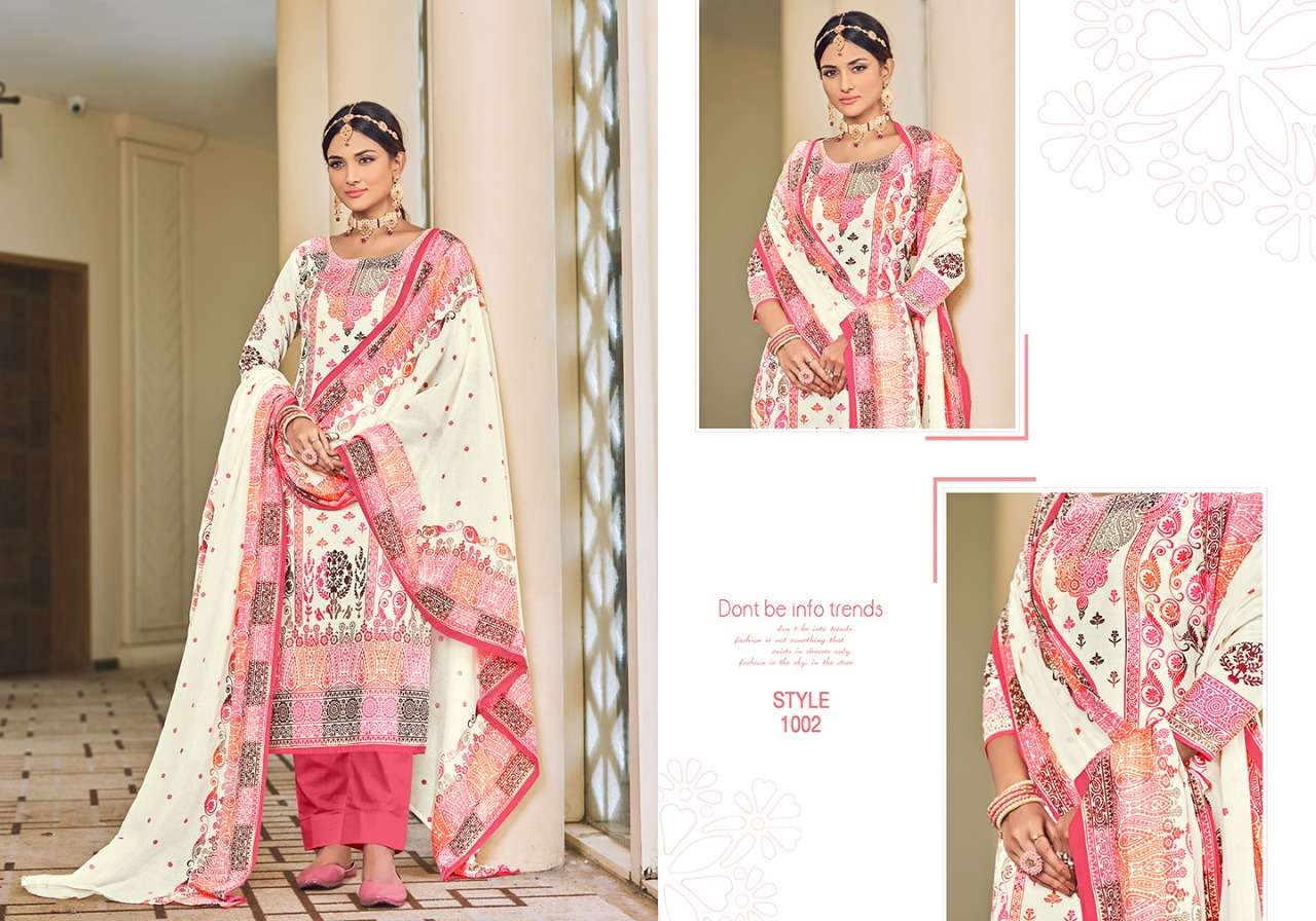 MIRELLA BY SELTOS 1001 TO 1008 SERIES BEAUTIFUL SUITS COLORFUL STYLISH FANCY CASUAL WEAR & ETHNIC WEAR PURE CAMBRIC COTTON PRINT DRESSES AT WHOLESALE PRICE