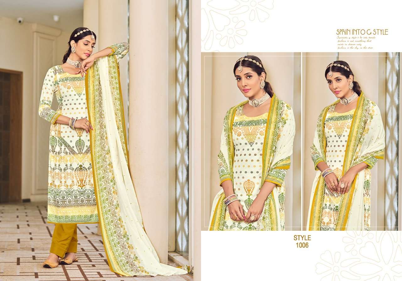 MIRELLA BY SELTOS 1001 TO 1008 SERIES BEAUTIFUL SUITS COLORFUL STYLISH FANCY CASUAL WEAR & ETHNIC WEAR PURE CAMBRIC COTTON PRINT DRESSES AT WHOLESALE PRICE