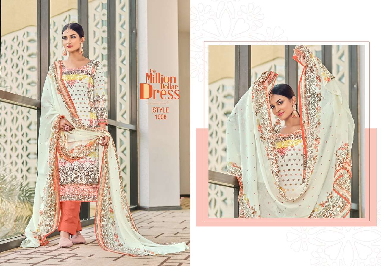 MIRELLA BY SELTOS 1001 TO 1008 SERIES BEAUTIFUL SUITS COLORFUL STYLISH FANCY CASUAL WEAR & ETHNIC WEAR PURE CAMBRIC COTTON PRINT DRESSES AT WHOLESALE PRICE