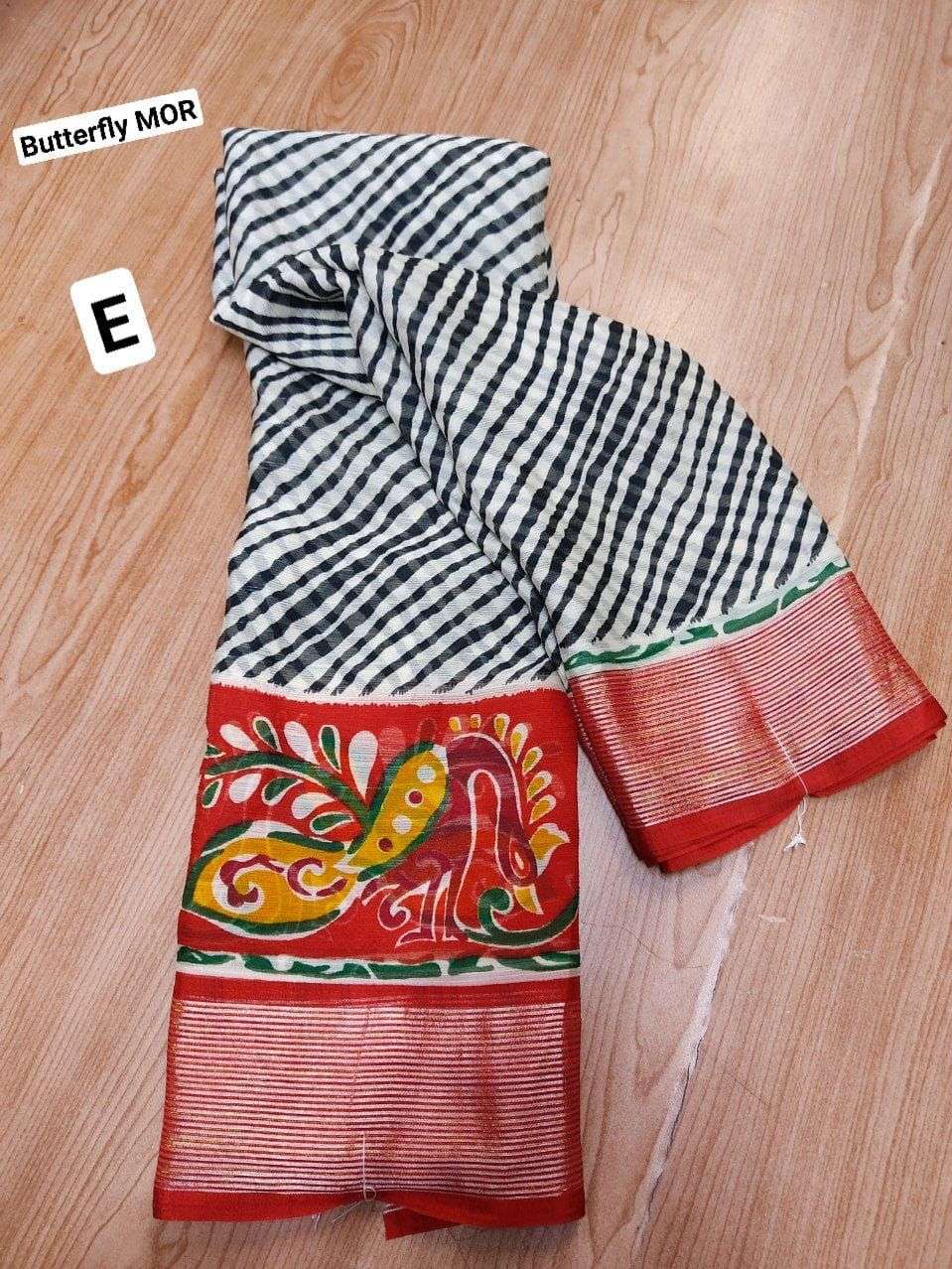 BUTTERFLY MOR BY SHREE MATARAM A TO H SERIES INDIAN TRADITIONAL WEAR COLLECTION BEAUTIFUL STYLISH FANCY COLORFUL PARTY WEAR & OCCASIONAL WEAR CHIFFON SAREES AT WHOLESALE PRICE