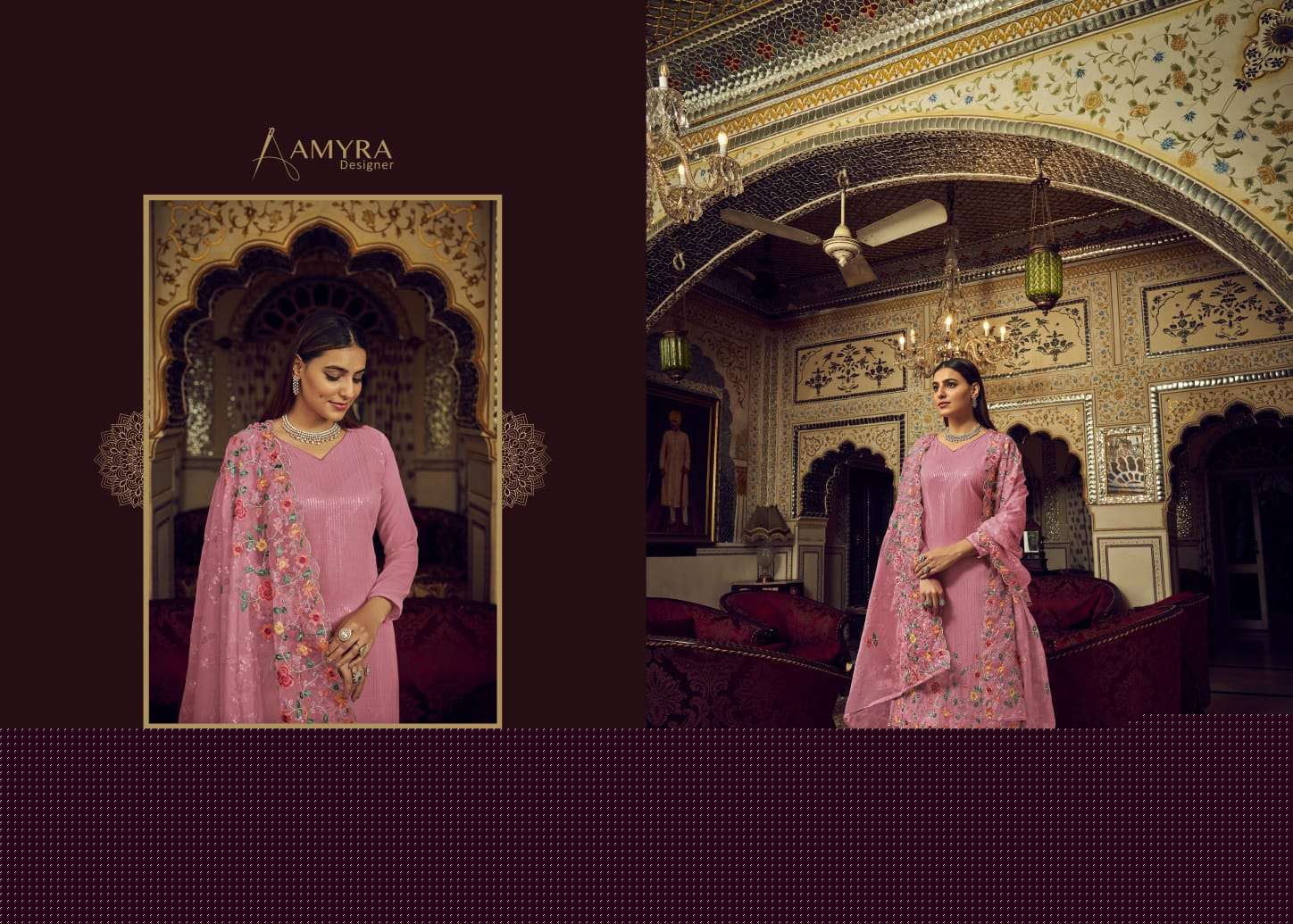 Mariya B By Amyra Designer 201 To 204 Series Beautiful Stylish Sharara Suits Fancy Colorful Casual Wear & Ethnic Wear & Ready To Wear Heavy Georgette Embroidered Dresses At Wholesale Price