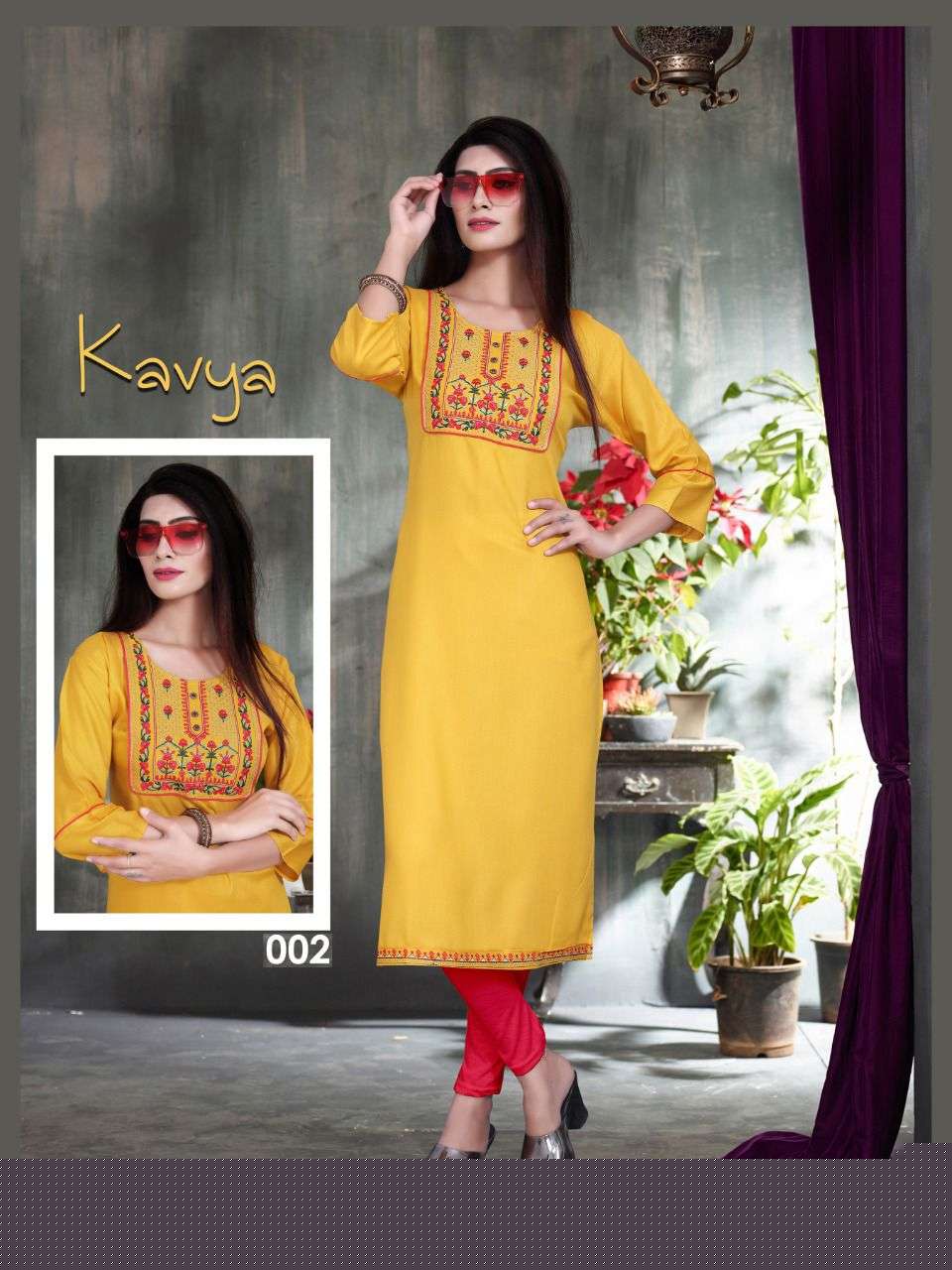 KAVYA VOL-4 BY AAGYA 001 TO 008 SERIES DESIGNER STYLISH FANCY COLORFUL BEAUTIFUL PARTY WEAR & ETHNIC WEAR COLLECTION RAYON EMBROIDERED KURTIS AT WHOLESALE PRICE
