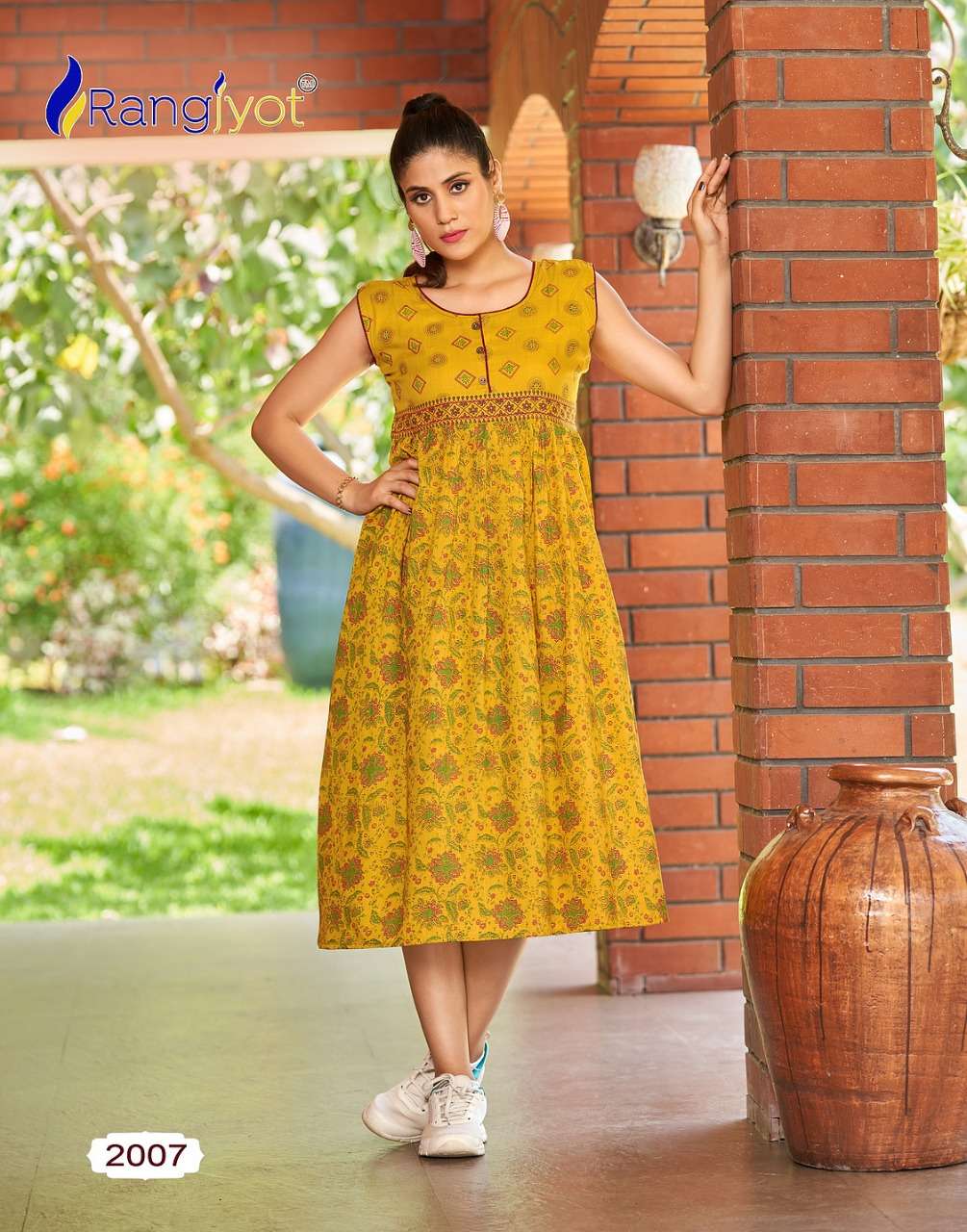 Summer Queen Vol-2 By Rangjyot Fashion 2001 To 2008 Series Designer Stylish Fancy Colorful Beautiful Party Wear & Ethnic Wear Collection Cotton Print Kurtis At Wholesale Price