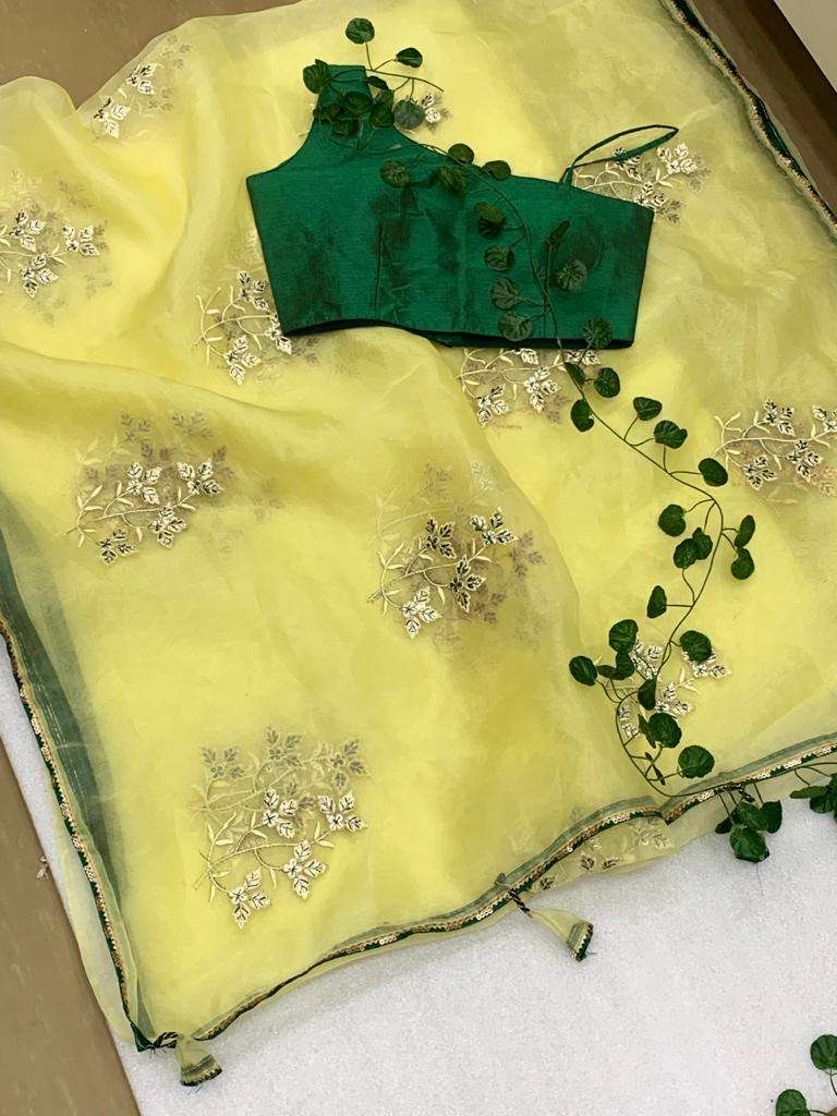 MEESHO VOL-4 BY FASHID WHOLESALE 01 TO 03 SERIES INDIAN TRADITIONAL WEAR COLLECTION BEAUTIFUL STYLISH FANCY COLORFUL PARTY WEAR & OCCASIONAL WEAR SOFT ORGANZA SILK SAREES AT WHOLESALE PRICE