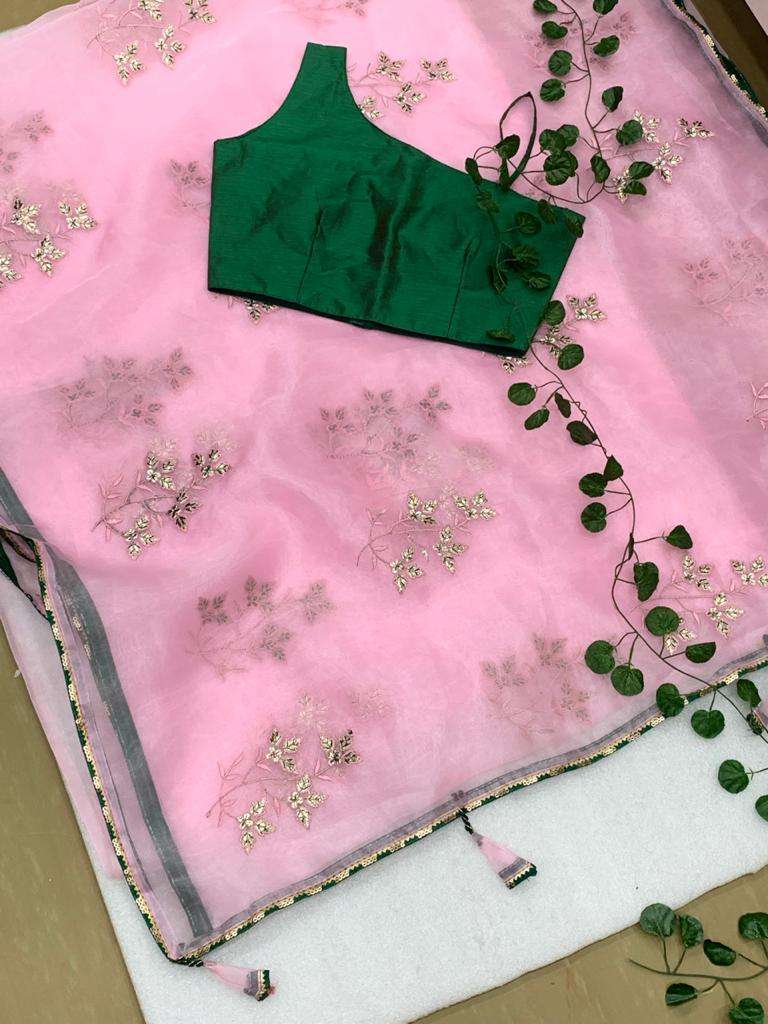 MEESHO VOL-4 BY FASHID WHOLESALE 01 TO 03 SERIES INDIAN TRADITIONAL WEAR COLLECTION BEAUTIFUL STYLISH FANCY COLORFUL PARTY WEAR & OCCASIONAL WEAR SOFT ORGANZA SILK SAREES AT WHOLESALE PRICE