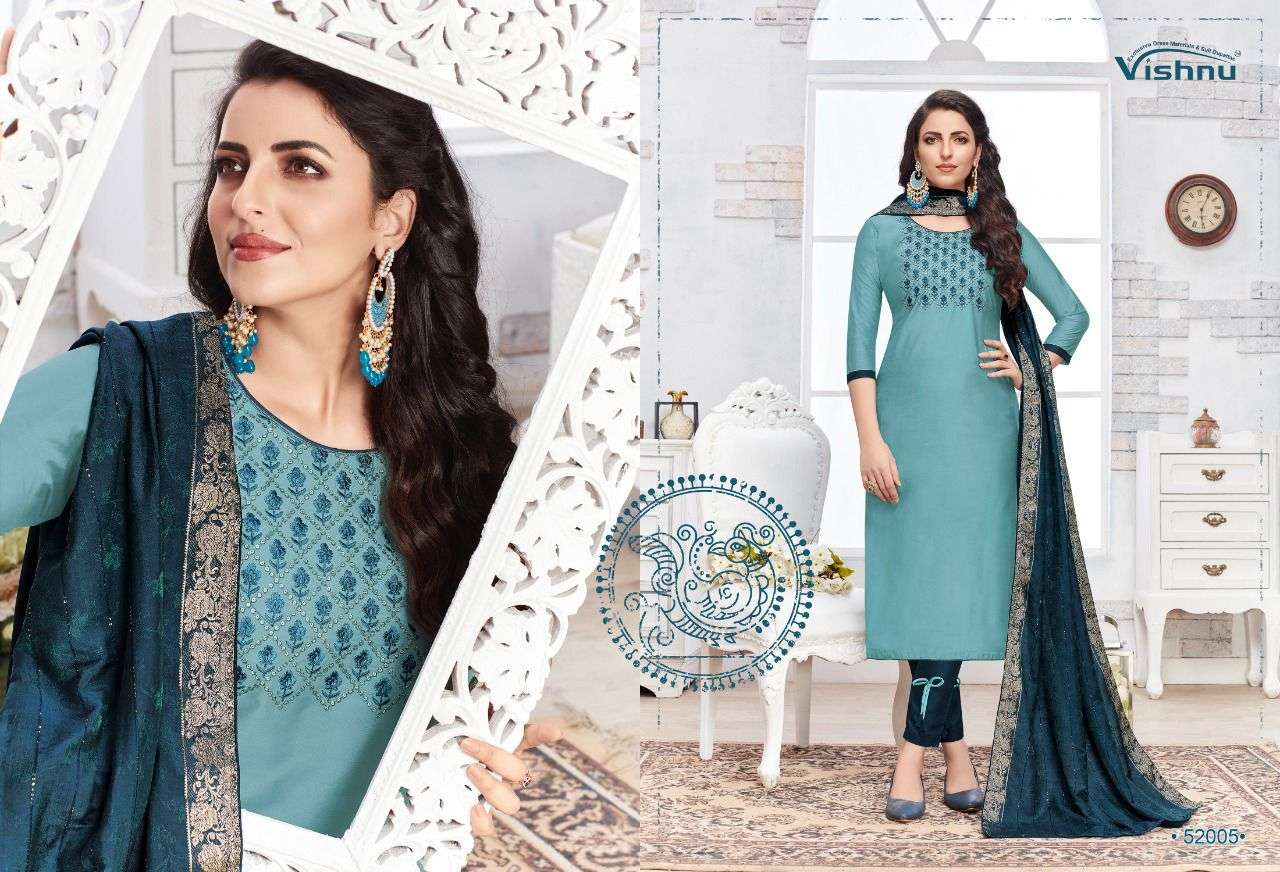 MEHRAM BY VISHNU 52001 TO 52012 SERIES BEAUTIFUL SUITS COLORFUL STYLISH FANCY CASUAL WEAR & ETHNIC WEAR SILK DRESSES AT WHOLESALE PRICE