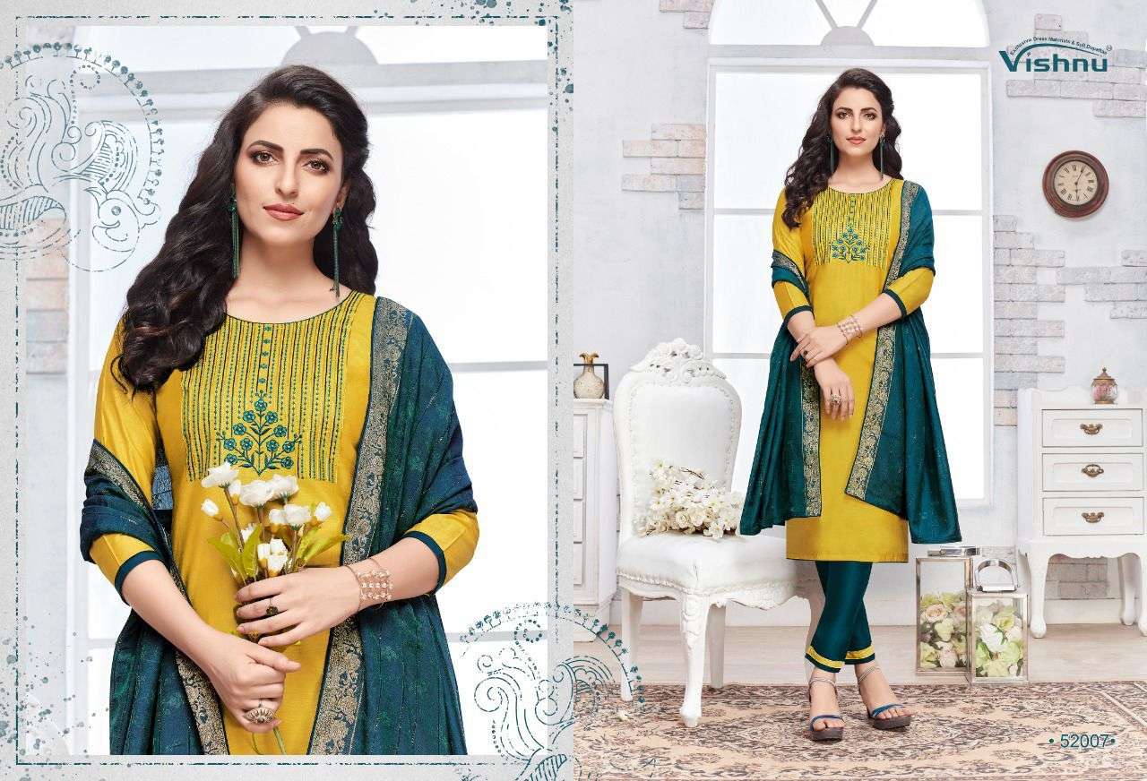 MEHRAM BY VISHNU 52001 TO 52012 SERIES BEAUTIFUL SUITS COLORFUL STYLISH FANCY CASUAL WEAR & ETHNIC WEAR SILK DRESSES AT WHOLESALE PRICE
