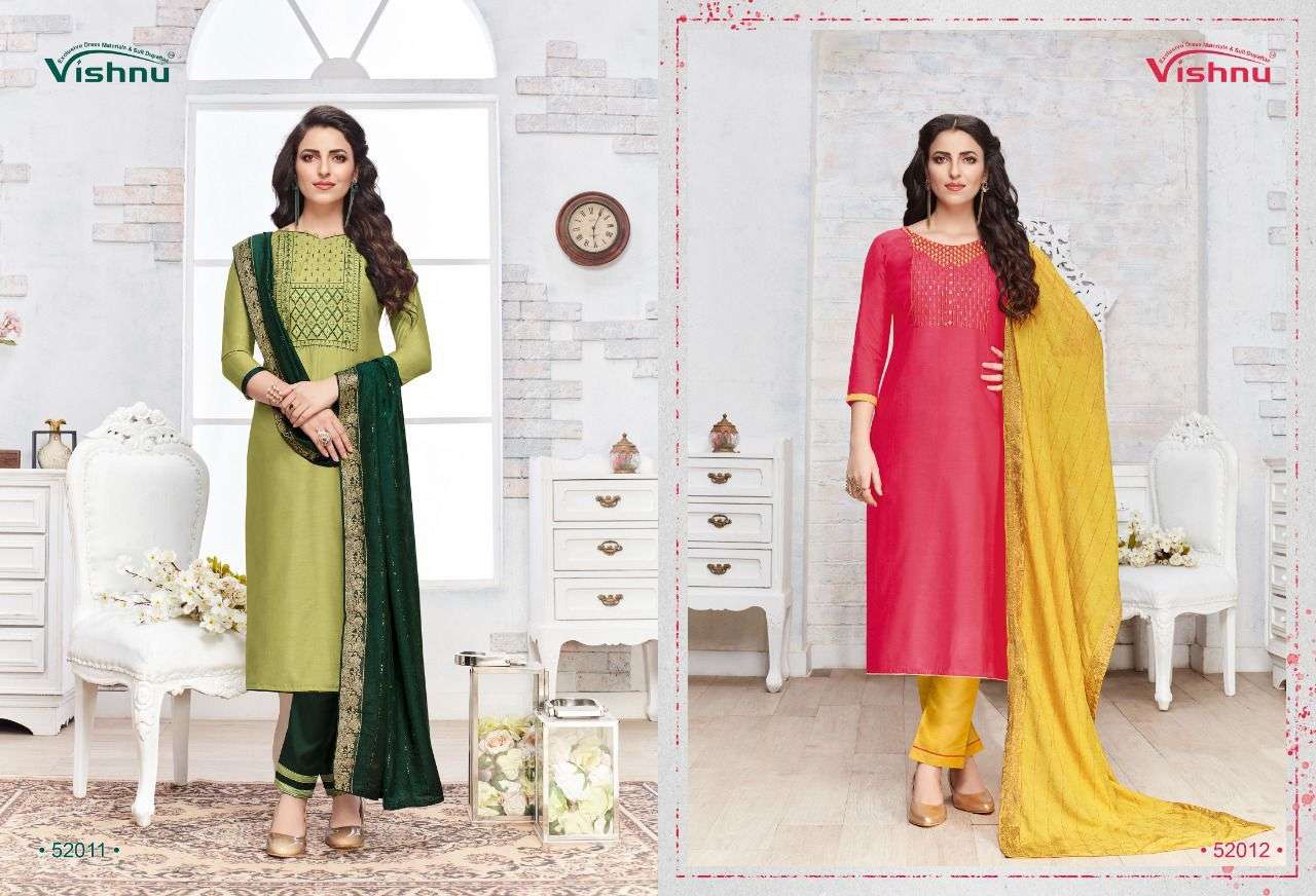 MEHRAM BY VISHNU 52001 TO 52012 SERIES BEAUTIFUL SUITS COLORFUL STYLISH FANCY CASUAL WEAR & ETHNIC WEAR SILK DRESSES AT WHOLESALE PRICE